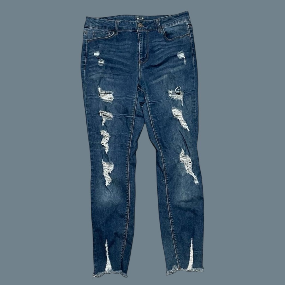True Craft Distressed Denim Jeans